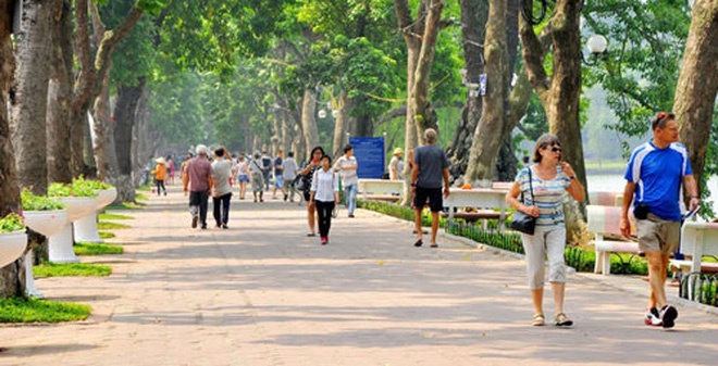 16 tuyen pho quanh ho Guom cam xe luu thong dip cuoi tuan hinh anh