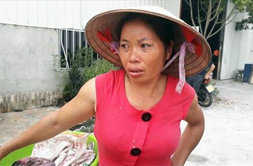 tau hoa dam oto o Thuong Tin anh 1