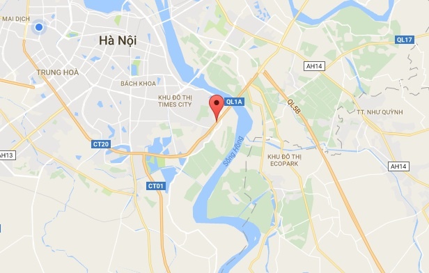 thanh nien bi tong vang cau Thanh Tri anh 2