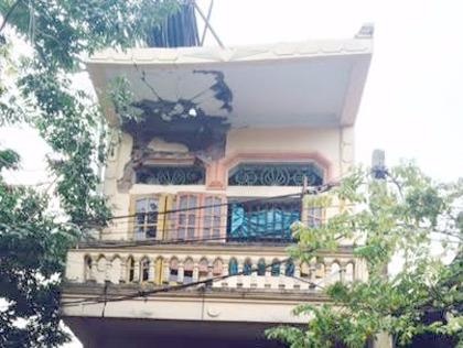 No lo hoi, hai nguoi tu vong hinh anh