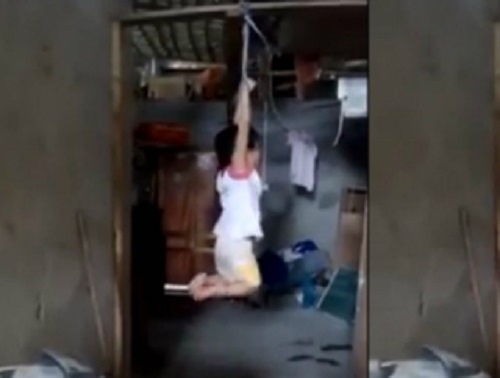 Chu quan karaoke treo be gai len xa nha vi nghi trom sua hinh anh