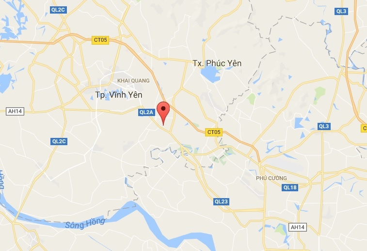 Thanh niên bị chém ở Vĩnh Phúc ảnh 2 Thanh nien bi chem o Vinh Phuc anh 2