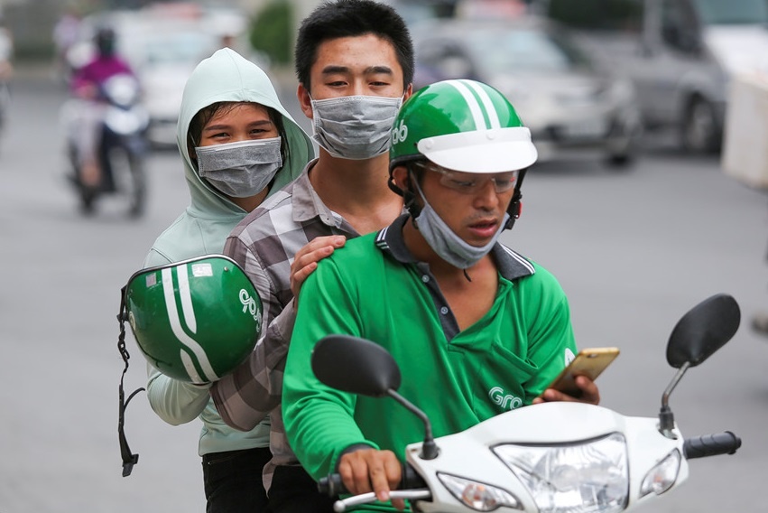 Vi loi nhuan, nhieu tai xe GrabBike san sang vi pham giao thong hinh anh