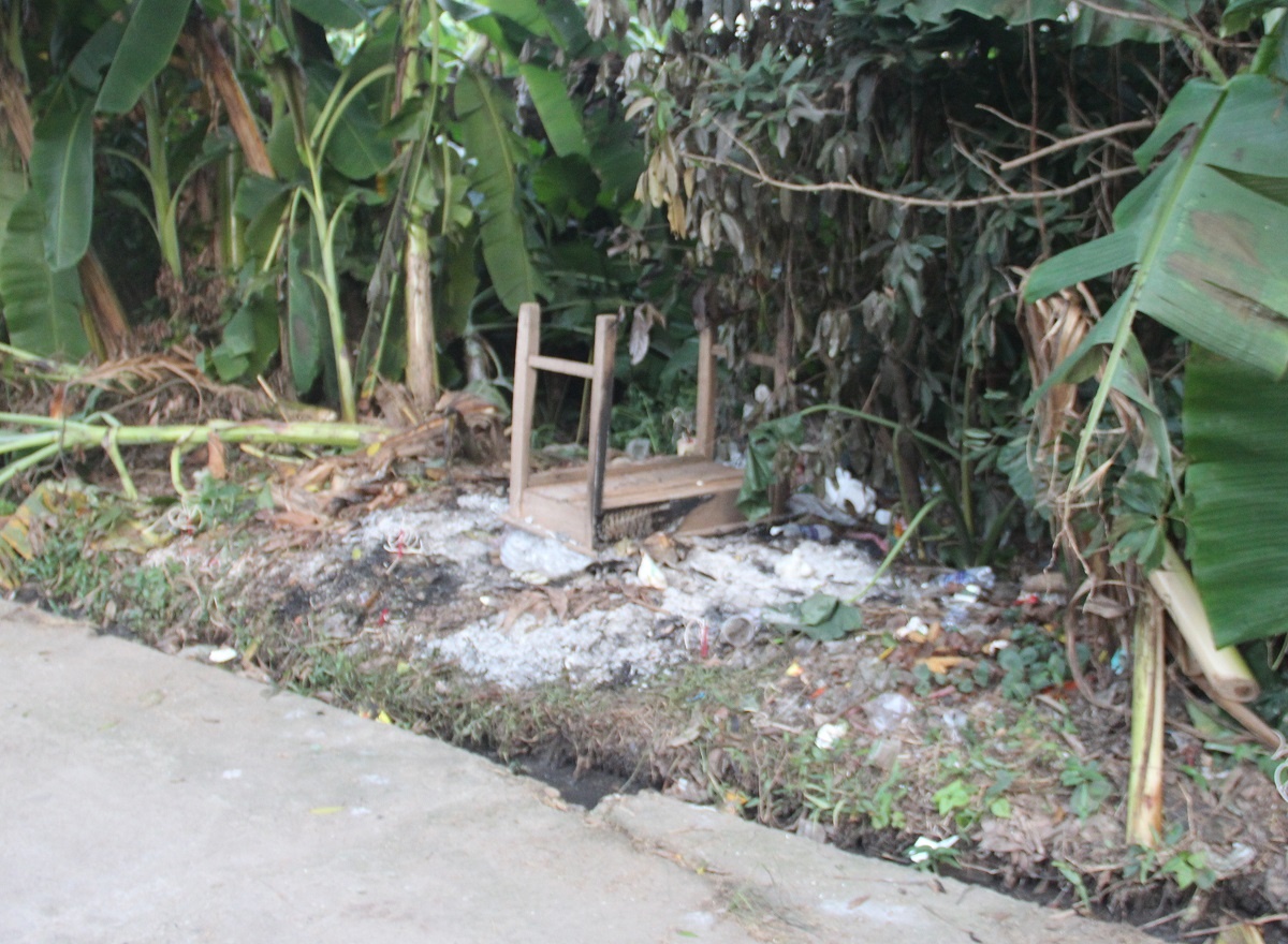 Hien truong vu sat hai ba lao roi phi tang xac o Vinh Phuc hinh anh