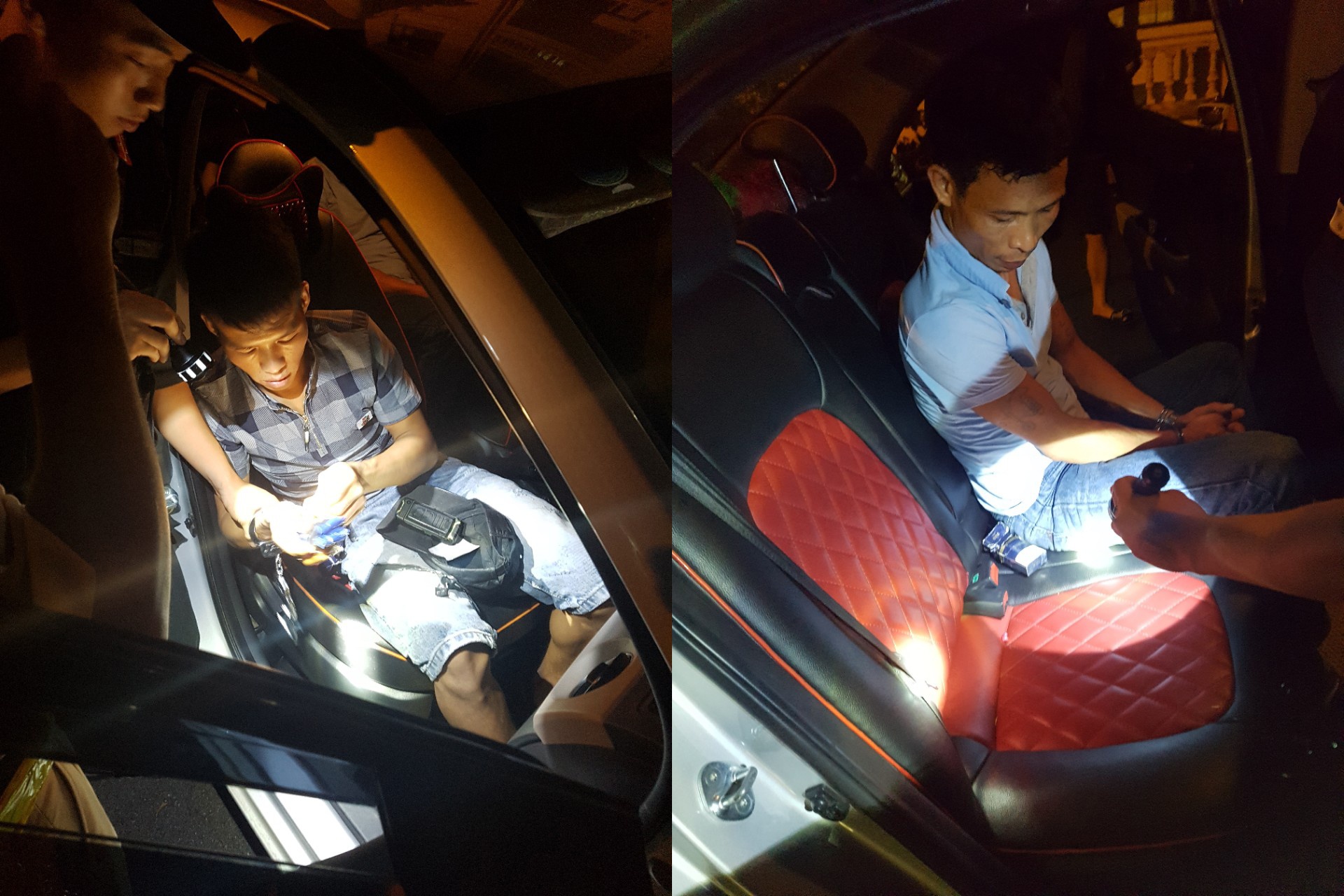 Canh sat chan xe Fortuner cho ma tuy anh 2