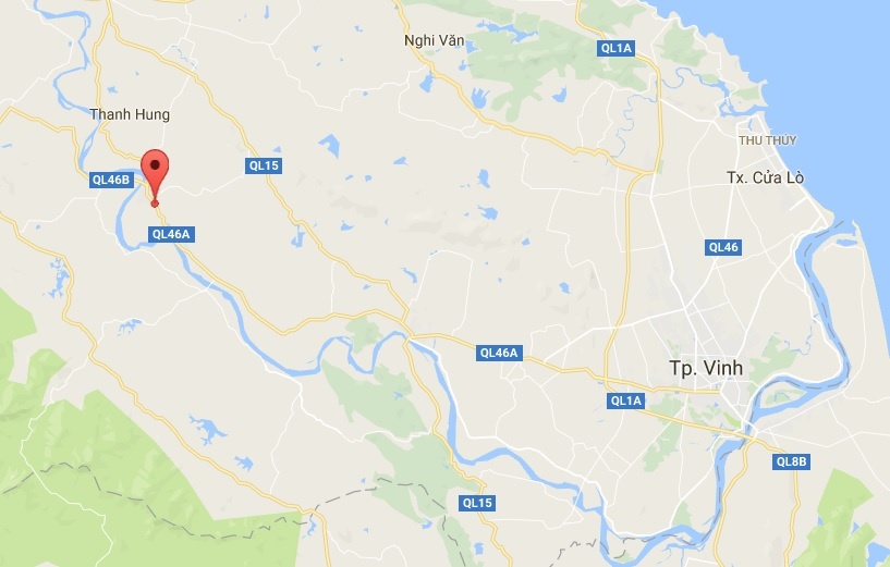 Xe biển xanh tông chết phụ nữ ảnh 3 Xe bien xanh tong chet phu nu anh 3