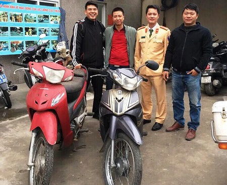 Nhan lai xe mat trom 6 nam truoc du khong bao cong an hinh anh