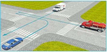 Nhuong duong the nao cho xe uu tien de khong bi xu phat? hinh anh