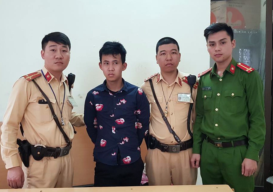 CSGT bắt trộm xe SH ảnh 1 CSGT bat trom xe SH anh 1