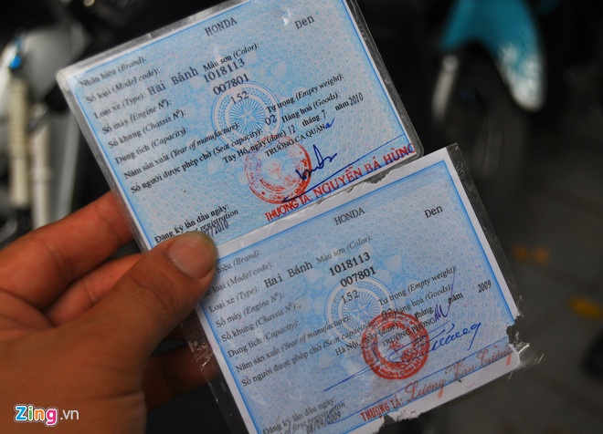 Thủ tục sang tên ôtô ảnh 1 Thu tuc sang ten oto anh 1