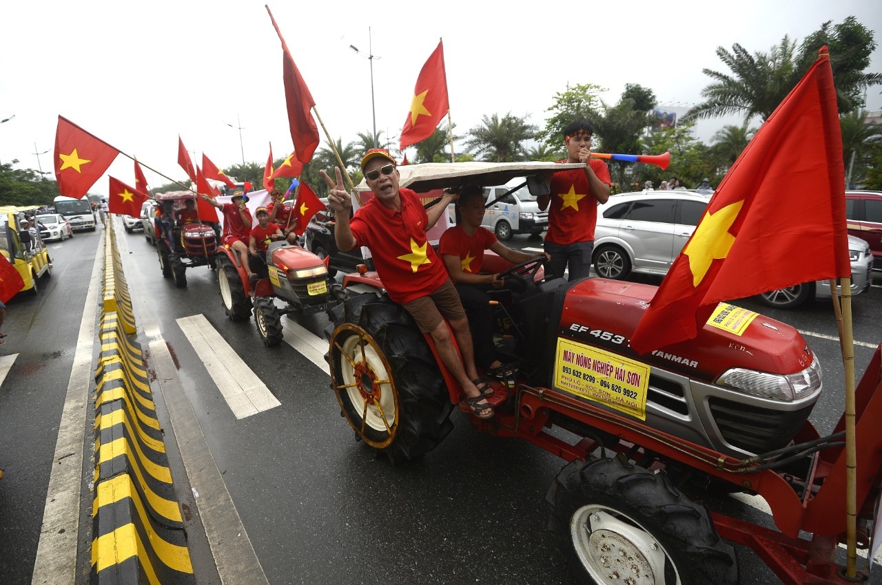 Co dong vien rop sac do don tuyen Olympic Viet Nam hinh anh