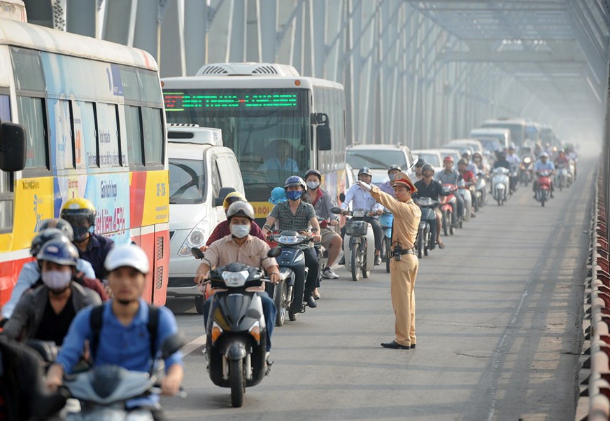 Ha Noi phan luong giao thong phuc vu Le Quoc tang Chu tich nuoc hinh anh