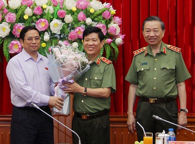 Tuong Nguyen Van Son tham gia Thuong vu Dang uy Cong an Trung uong hinh anh