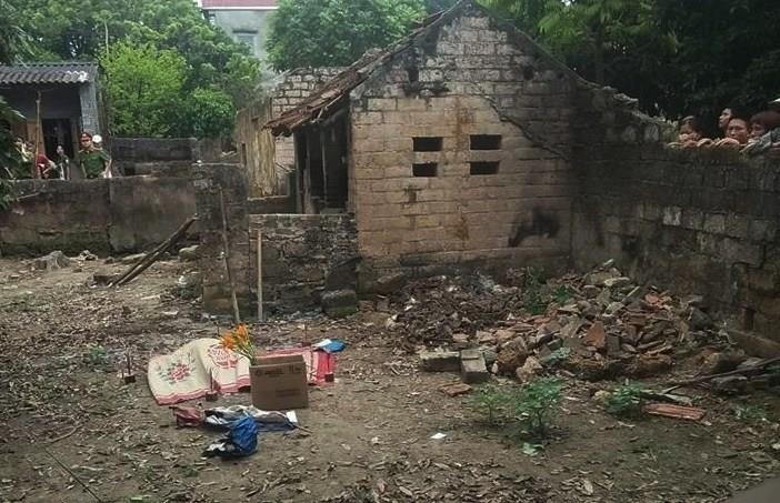 Khoi to bi can sat hai chau ho 8 tuoi, giau xac tai nha hinh anh
