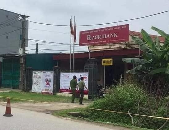 Cướp ngân hàng ở Phú Thọ ảnh 2 Cuop ngan hang o Phu Tho anh 2