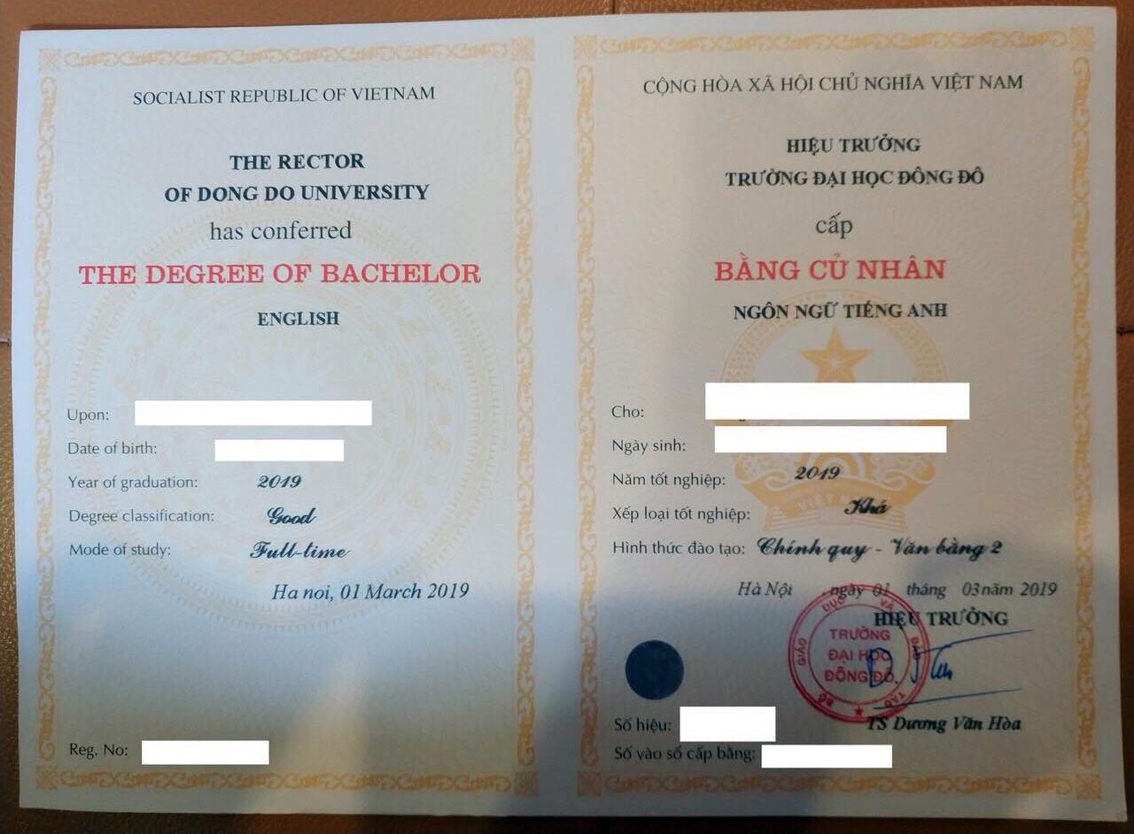 Bat hieu truong dai hoc Dong Do anh 2