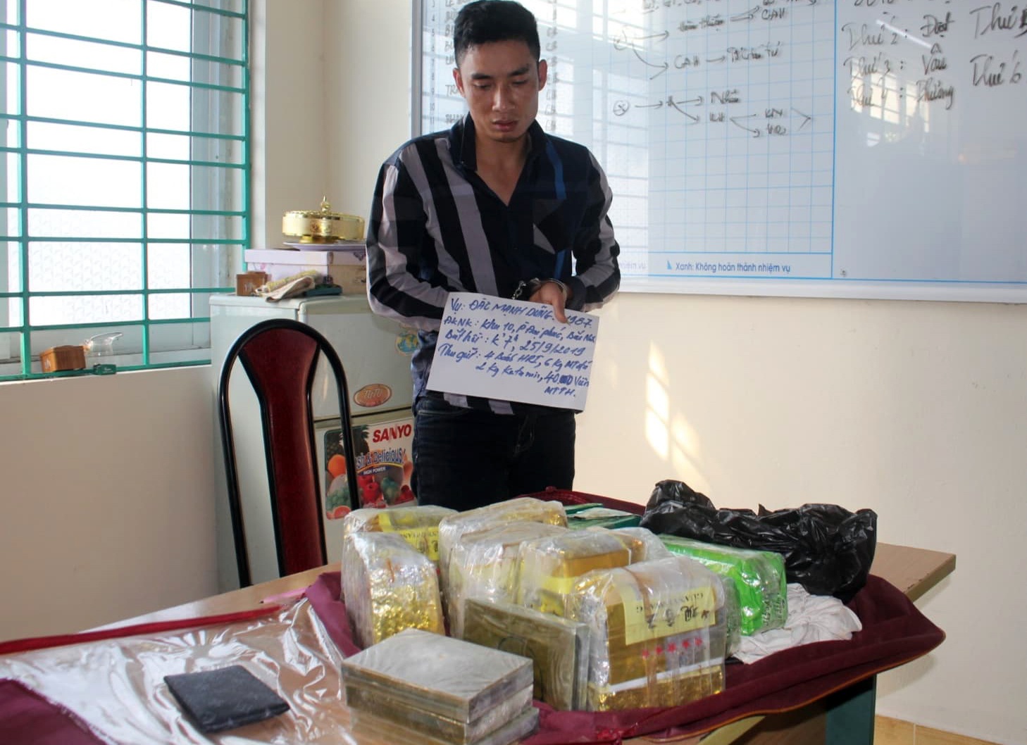 Công an Hòa Bình bắt 10 kg ma túy ảnh 1 Cong an Hoa Binh bat 10 kg ma tuy anh 1