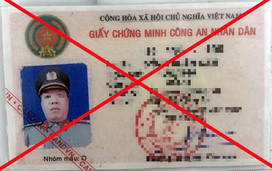 Giả danh công an ảnh 1 Gia danh cong an anh 1