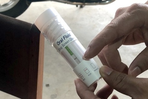 Tai xe su dung ma tuy anh 1