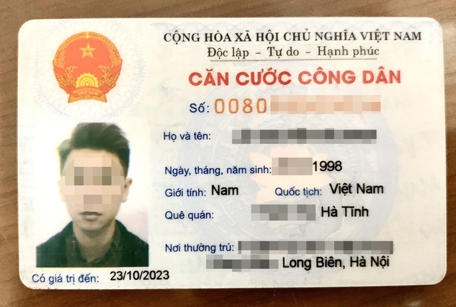 Thẻ căn cước công dân gắn chip ảnh 1 The can cuoc cong dan gan chip anh 1