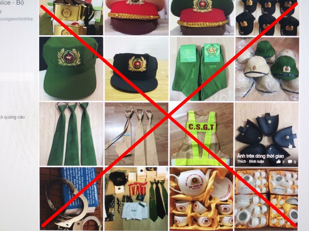 Mua ban trang phuc cong an anh 1