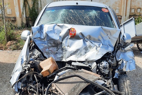 Gia dinh tai xe tu vong o Bac Giang gui don cau cuu hinh anh