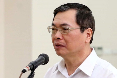 Ong Vu Huy Hoang khang cao, xin giam nhe hinh phat hinh anh