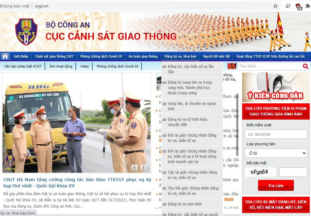 Đăng ký xe qua mạng ảnh 1 Dang ky xe qua mang anh 1