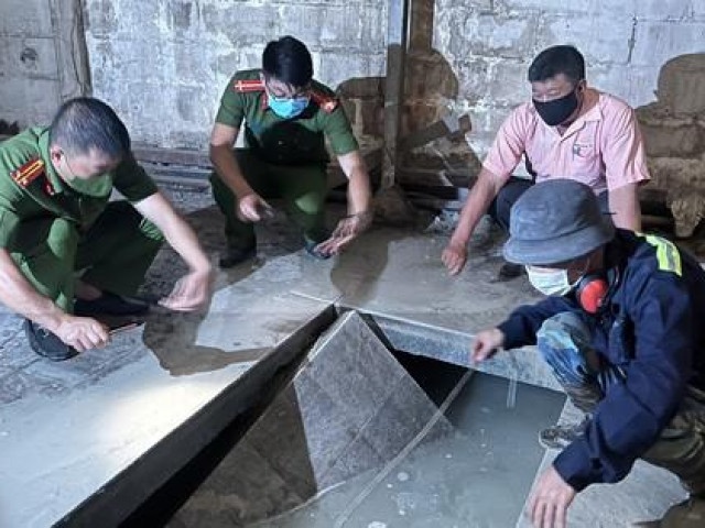 Phat hien hon 42 tan chat thai nguy hai tai Bong den Dien Quang hinh anh