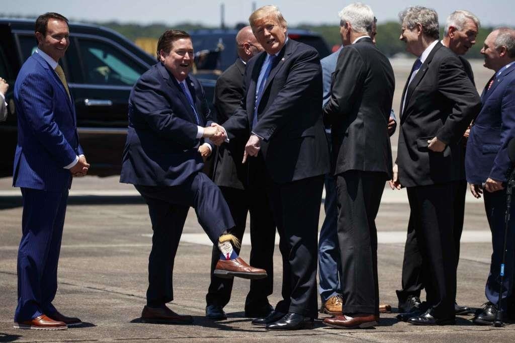 đoàn xe hộ tống TT Trump ảnh 4 doan xe ho tong TT Trump anh 4