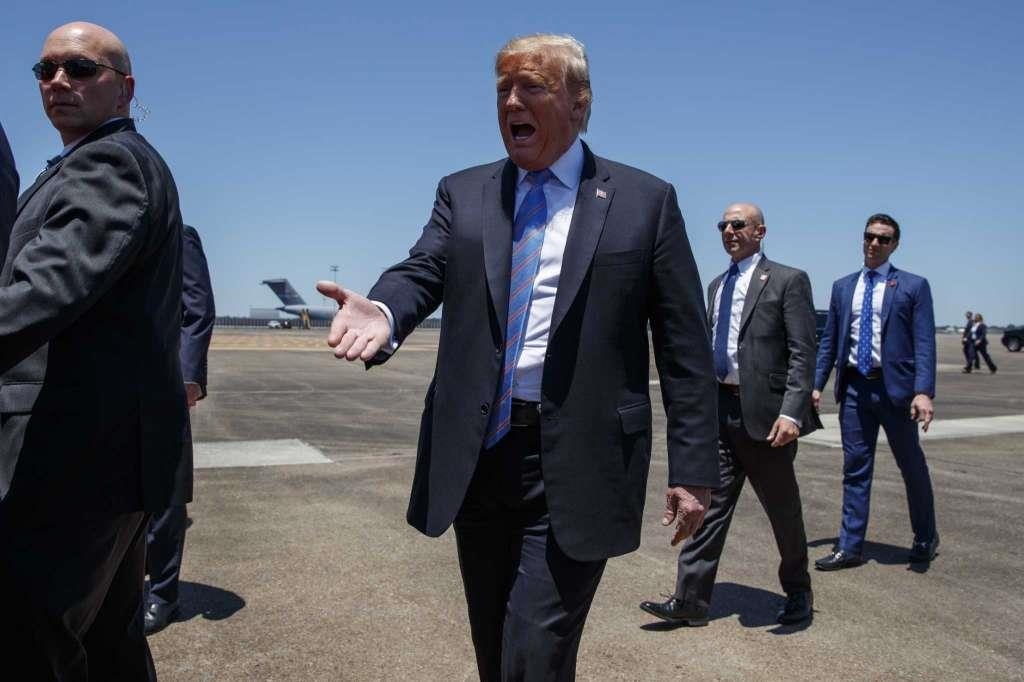 đoàn xe hộ tống TT Trump ảnh 6 doan xe ho tong TT Trump anh 6