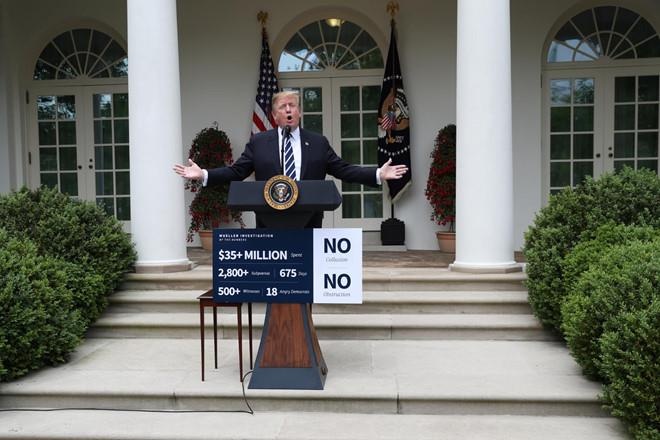 Trump khau chien dang Dan chu anh 1