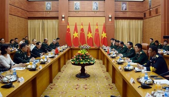 Đoàn đại biểu quân sự cấp cao Trung Quốc ảnh 2 Doan dai bieu quan su cap cao Trung Quoc anh 2