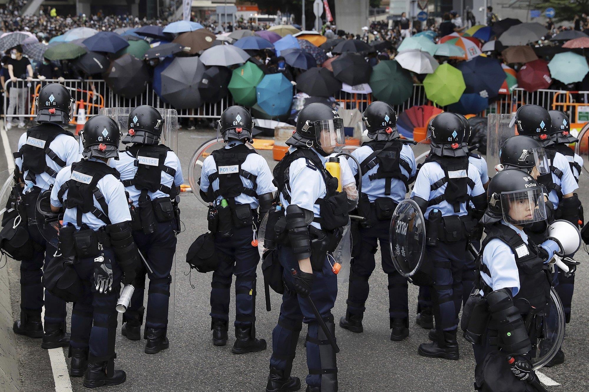 Hong Kong bieu tinh chong luat dan do anh 12