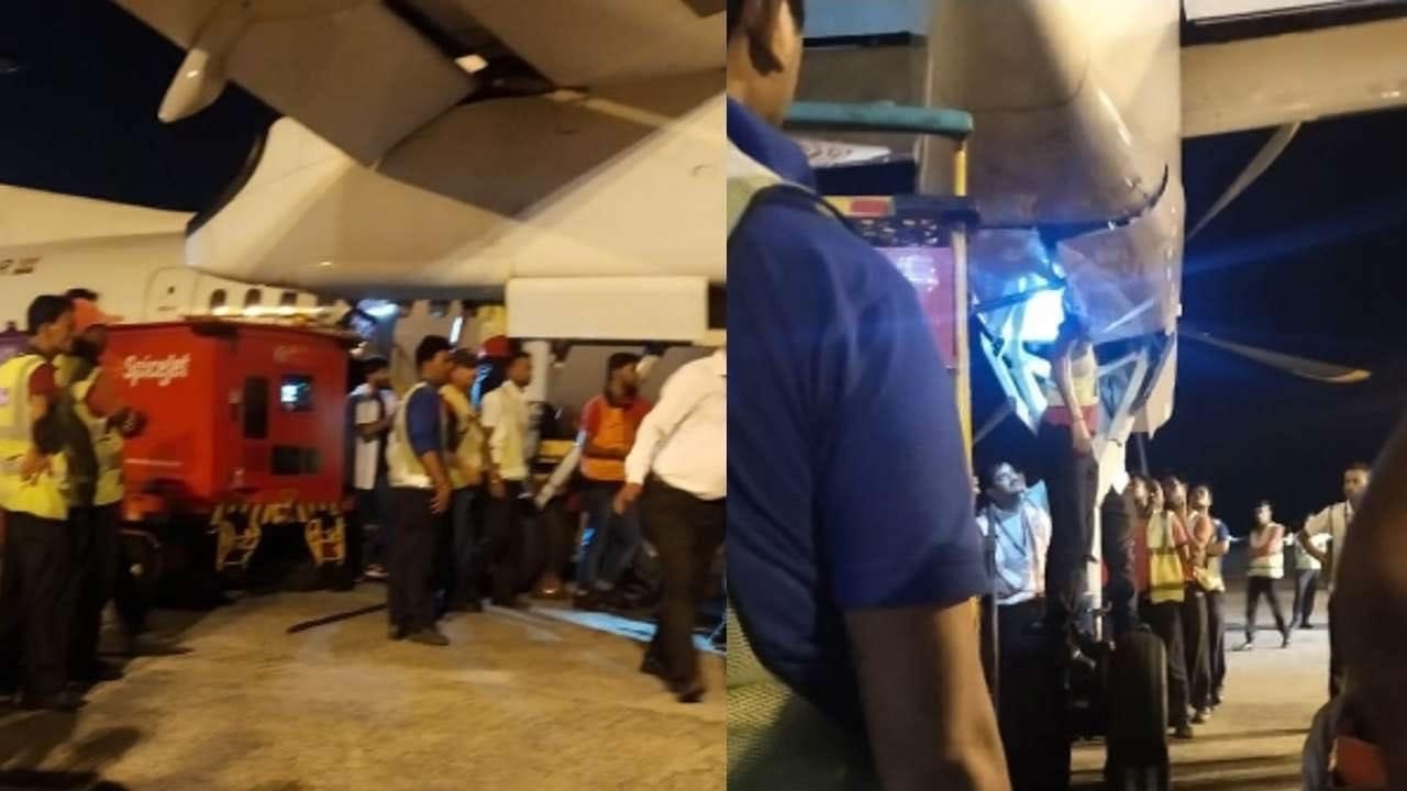 Ky thuat vien chet vi bi kep giua cua nap cang dap may bay o An Do hinh anh