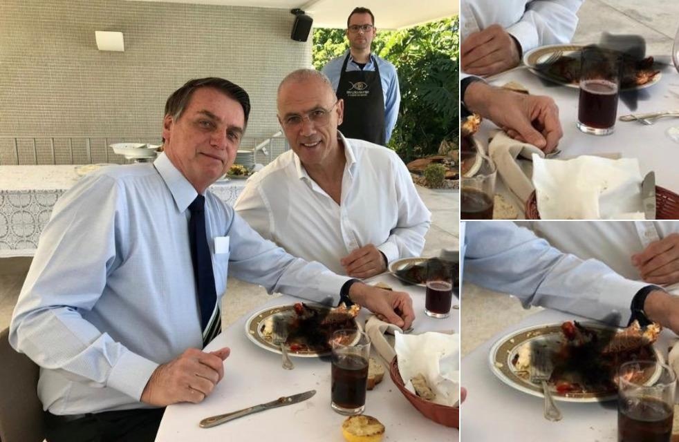 món ăn bị bôi đen của đại sứ Israel, Đại sứ Israel, Yossi Shelley, Tổng thống Brazil, Jair Bolsonaro, kosher, tôm hùm, cá hồi, người Do Thái ảnh 2 mon an bi boi den cua dai su Israel, Dai su Israel, Yossi Shelley, Tong thong Brazil, Jair Bolsonaro, kosher, tom hum, ca hoi, nguoi Do Thai anh 2