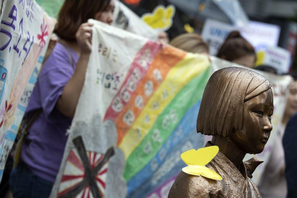 Hàn quốc biểu tình tẩy chay Nhật Bản ảnh 13 Han quoc bieu tinh tay chay Nhat Ban anh 13