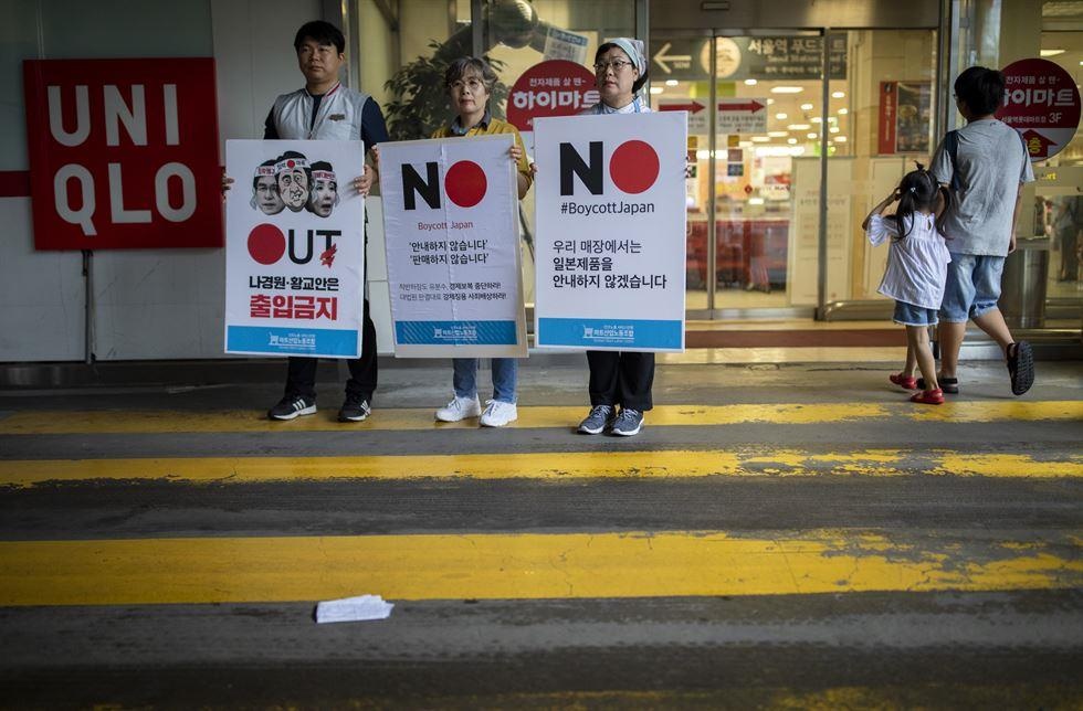 Hàn quốc biểu tình tẩy chay Nhật Bản ảnh 5 Han quoc bieu tinh tay chay Nhat Ban anh 5