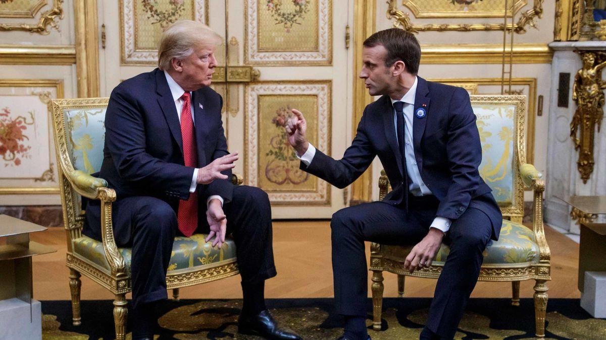 Tong thong Trump nhu 'nui lua' tai G7 anh 2