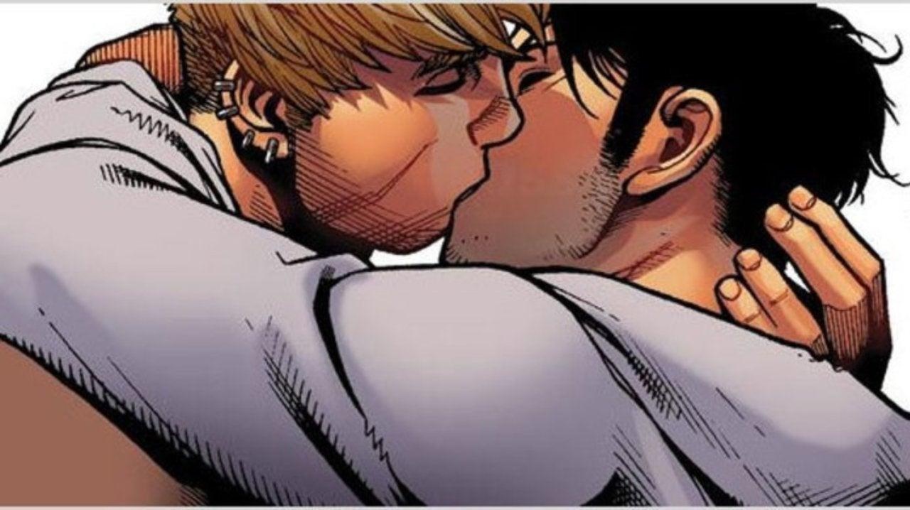 Bao Brazil dang hinh nu hon dong tinh de chi trich thi truong hinh anh