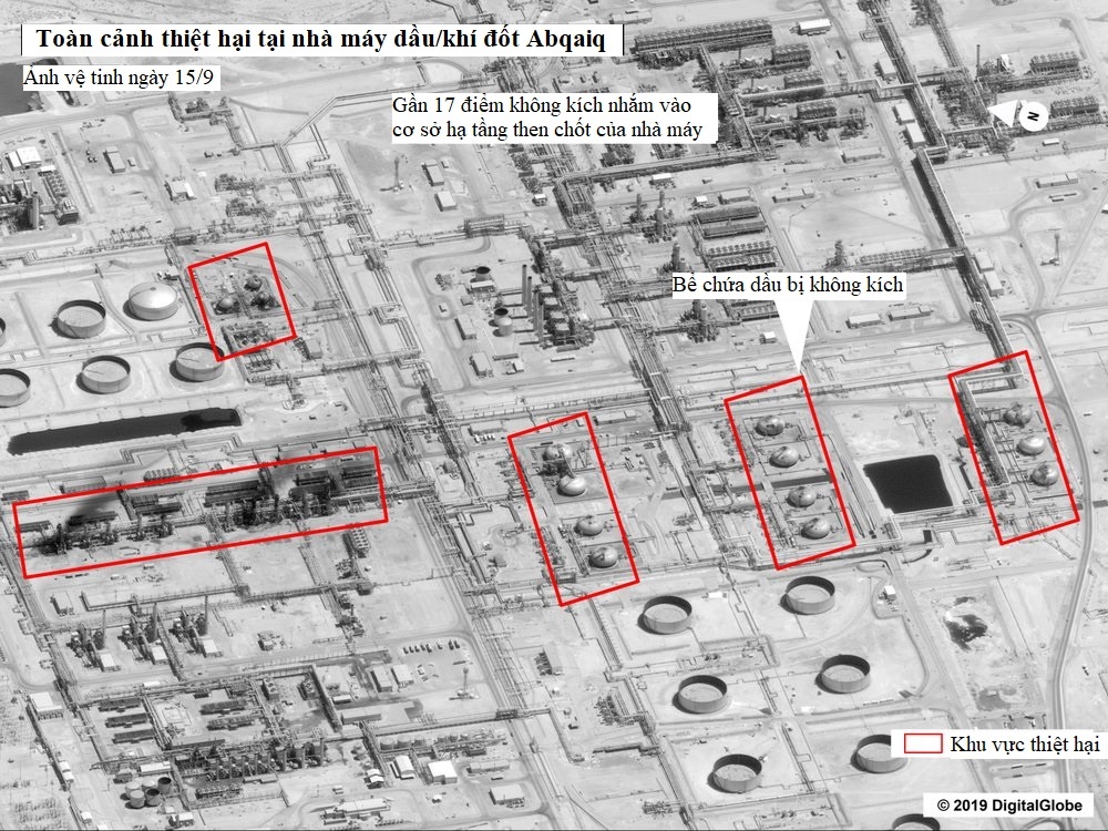 Saudi: Vu khi trong cuoc tan cong nha may dau la cua Iran hinh anh