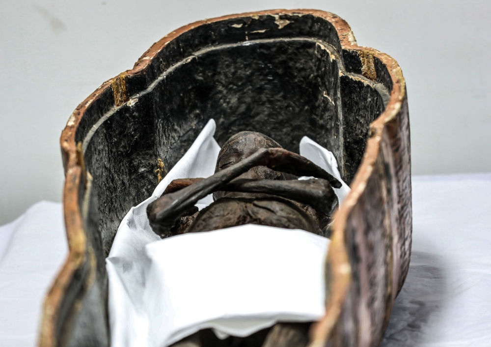 Ben trong quan tai xac uop 3.400 nam tuoi vua mo o Ai Cap hinh anh