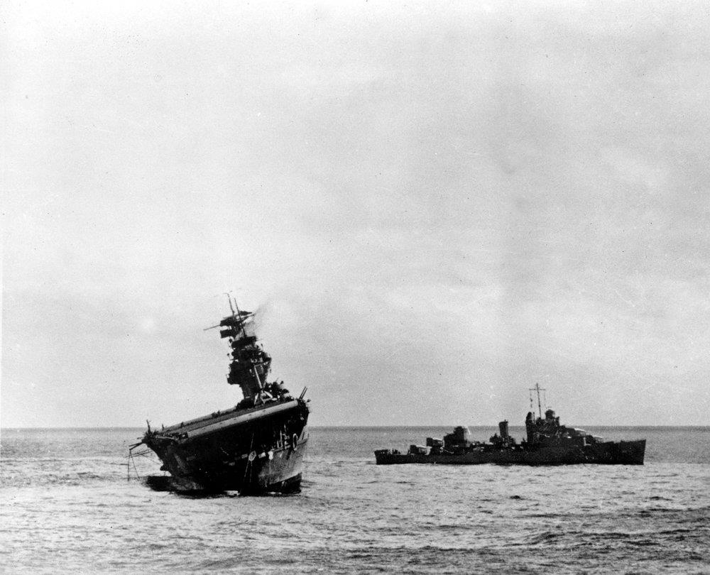 Tim thay tau san bay cua Nhat Ban bi My danh chim anh 1