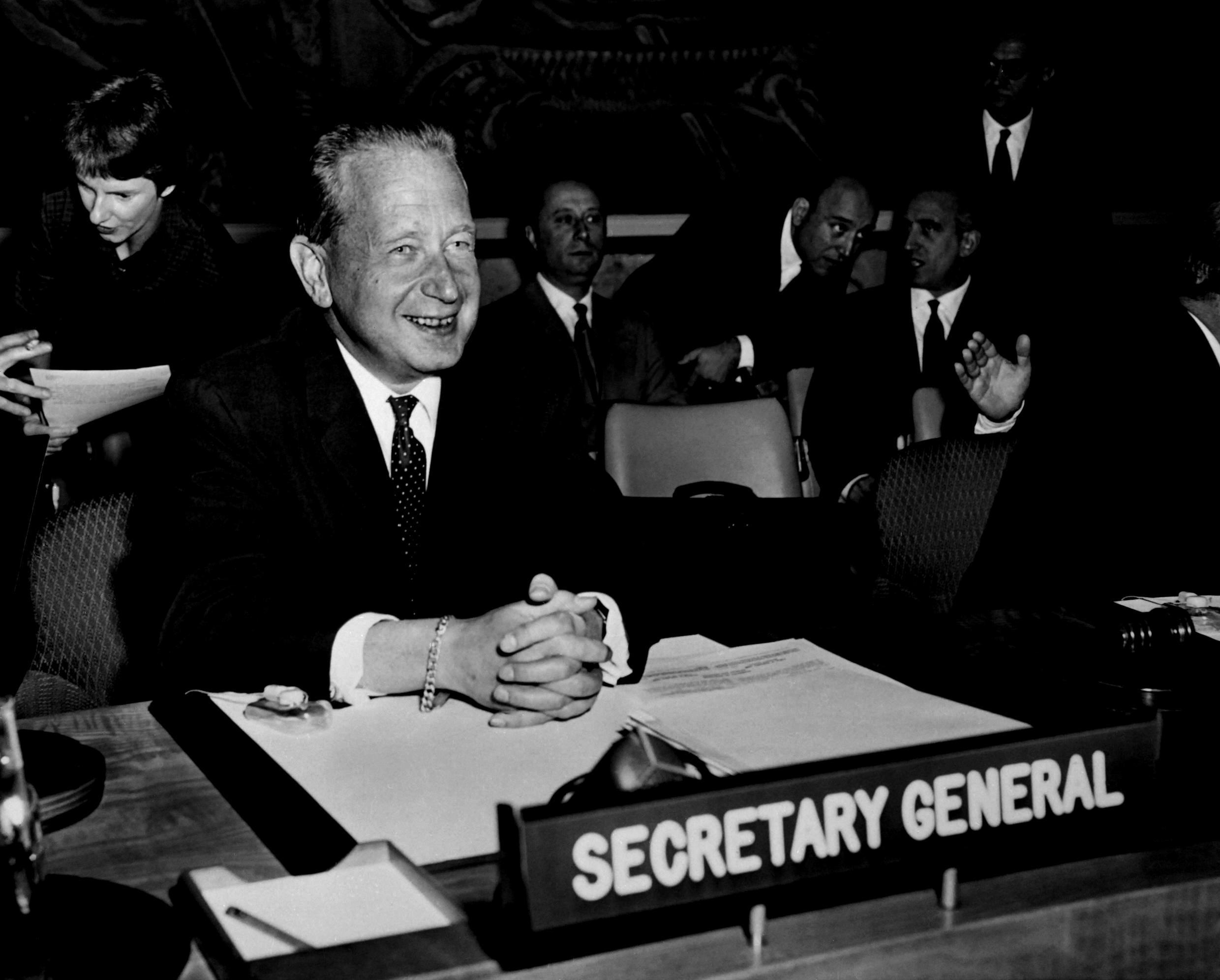 LHQ dieu tra lai ve cai chet bi an cua cuu tong thu ky nam 1961 hinh anh