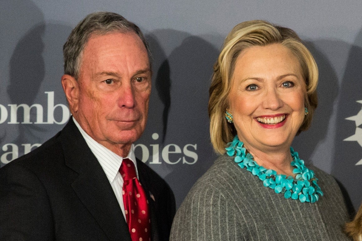 Ba Hillary Clinton se lam 'pho tuong' cho ty phu Bloomberg? hinh anh