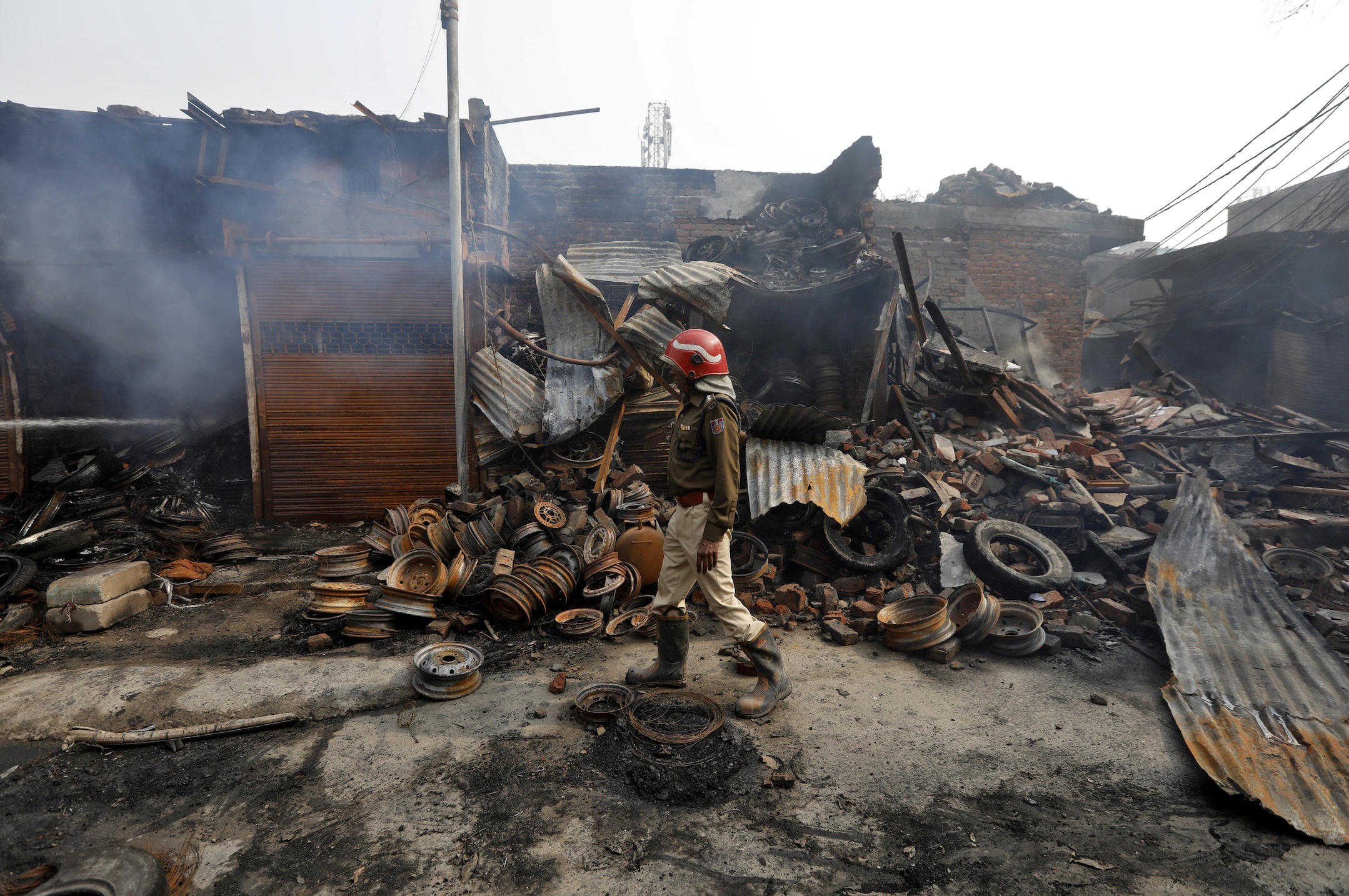 bieu tinh New Delhi anh 9