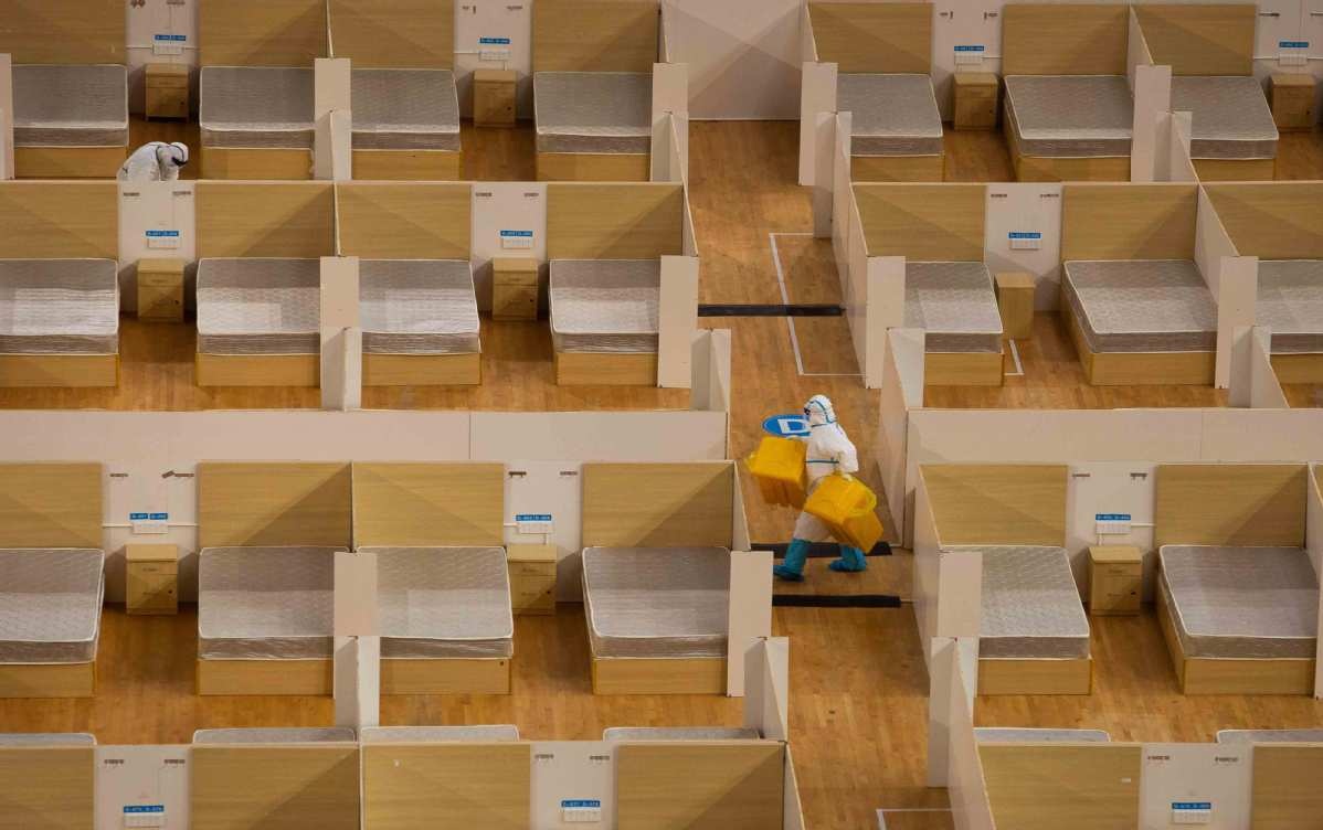 Dong cua toan bo benh vien da chien o Vu Han vi khong co benh nhan hinh anh