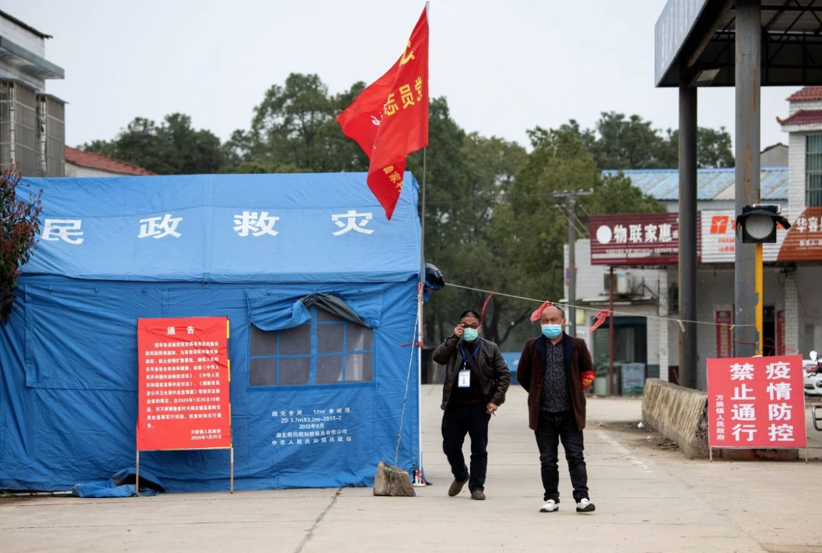 Thanh pho cua Ho Bac do bo phong toa 30 phut roi thu hoi lenh hinh anh