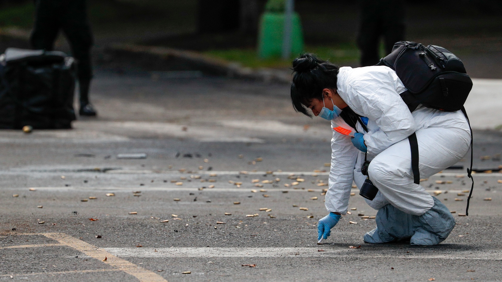 canh sat truong Mexico City bi ban 3 phat anh 1