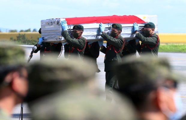 Philippines dieu tra vu canh sat ban chet 4 binh si dang lam nhiem vu hinh anh